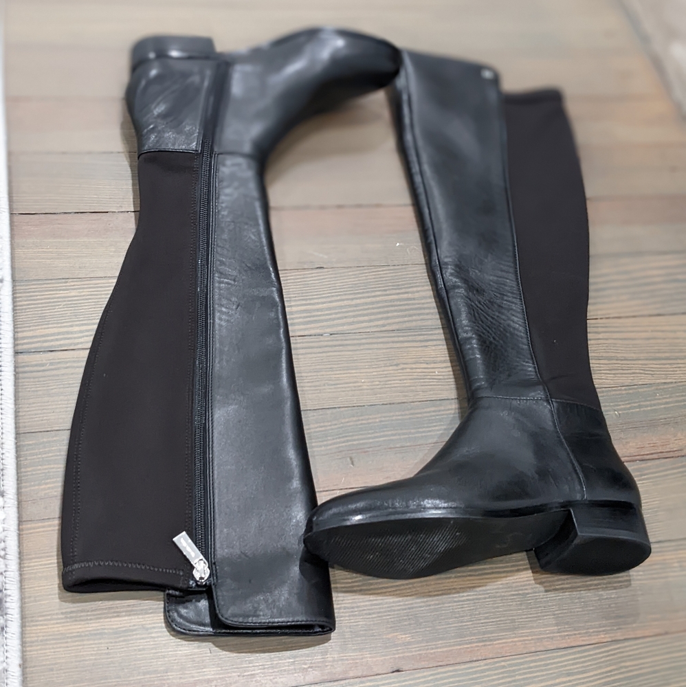 Michael kors Bromley riding boots black 5.5